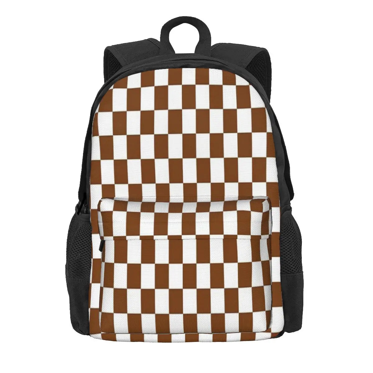 Chocolate Brown Backpacks Men's and Women's School Bag