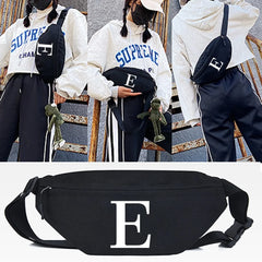 E Print Waist Bags Crossbody Shoulder Bag Zipper Phone Bum Bag