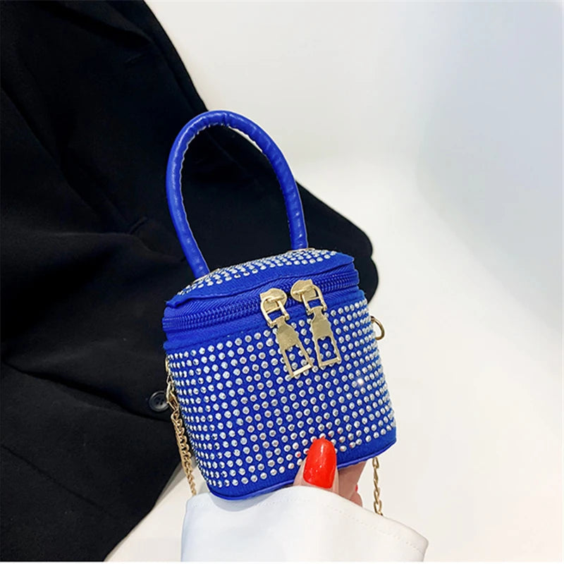 Mini Diamonds Shoulder Bag Chain Tote Small Purses Handbags