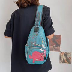 Waterproof Fabric Chest Package Lady Bags