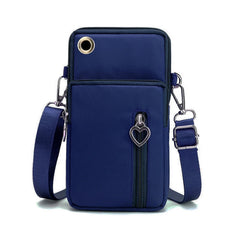 Woman Small Shoulder Bag Girl Cell Phone Sweet Key Coin Storage Organizer