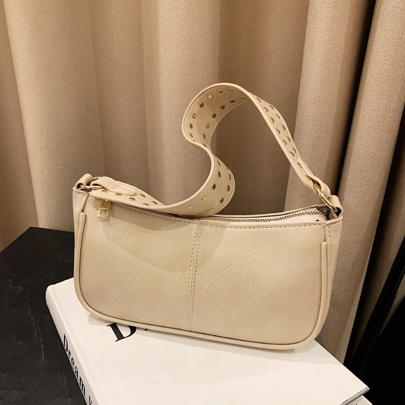 Stylish Vintage Leather Women's Shoulder Bag