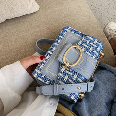 Women's Wide Strap Shoulder Bag Lady Handbag and Purse