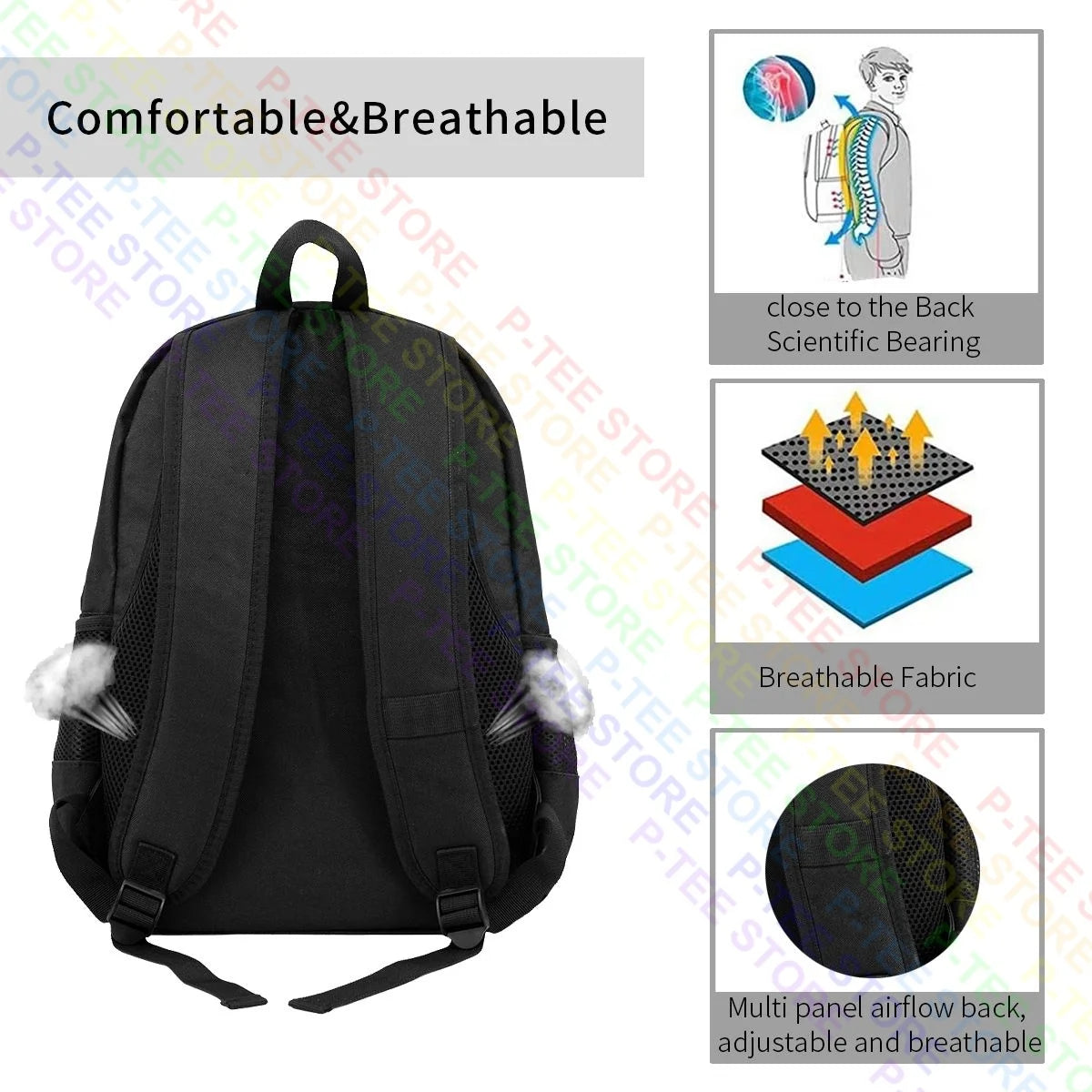 Wilwood Disc Brakes Logo Engineering Racing Street Parts Large Capacity Backpack