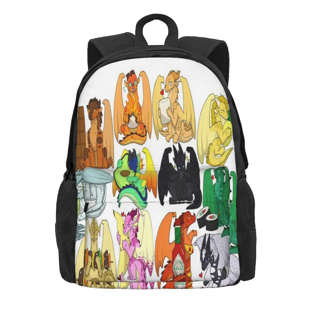 Wings Of Fire Chibis With Fooood Backpacks