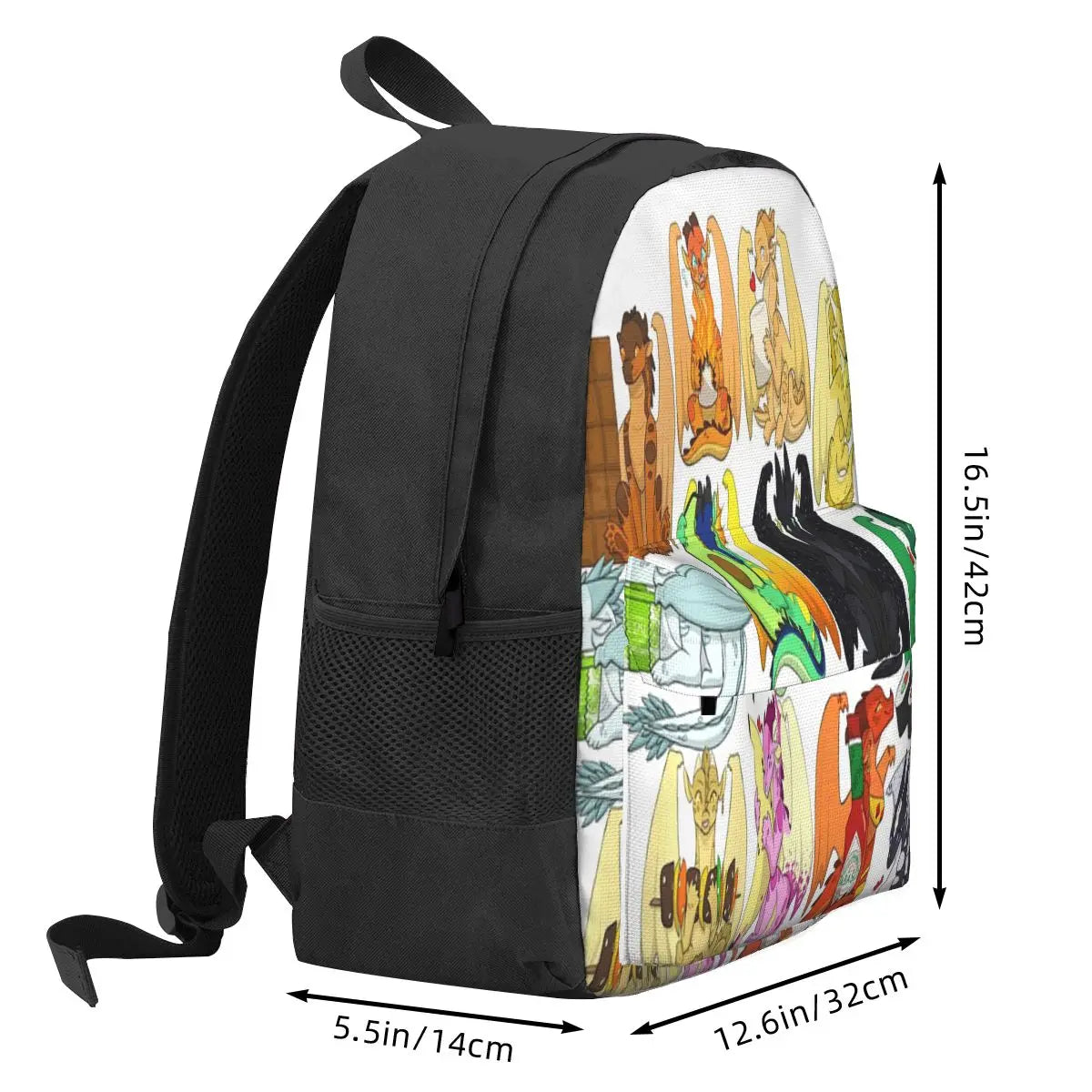 Wings Of Fire Chibis With Fooood Backpacks