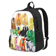 Wings Of Fire Chibis With Fooood Backpacks