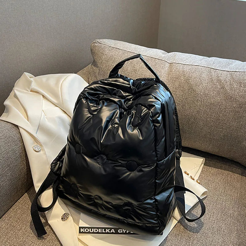 Winter Backpack Space cotton Backpacks For Teenager Student 