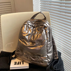 Winter Backpack Space Cotton Backpack for Teenagers