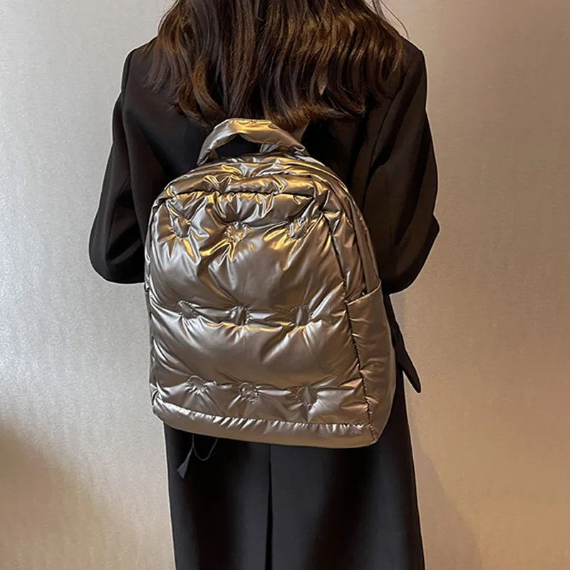 Winter Backpack Space cotton Backpacks For Teenager Student 