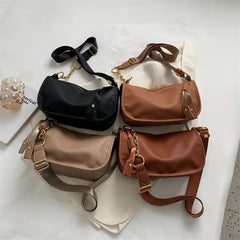 Winter Crossbody Sling Bag for Women Zipper Shoulder Side Bag Handbags