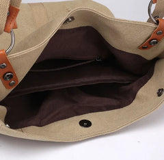 Winter Canvas Women Shoulder Bags High Function Women Back Pack