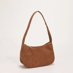 Women's Winter Corduroy Underarm Bag