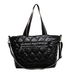 Fashionable Winter Tote Bag with Large Pockets Zipper