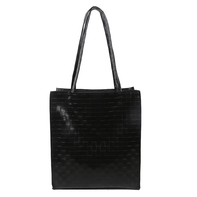 Winter Crocodile Pattern Shoulder Bag for Women