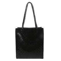 Winter Crocodile Pattern Shoulder Bag for Women