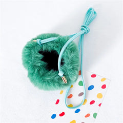 Winter Style Child Mini Casual Handbag Faux Fur Clutch Women Bag Purses