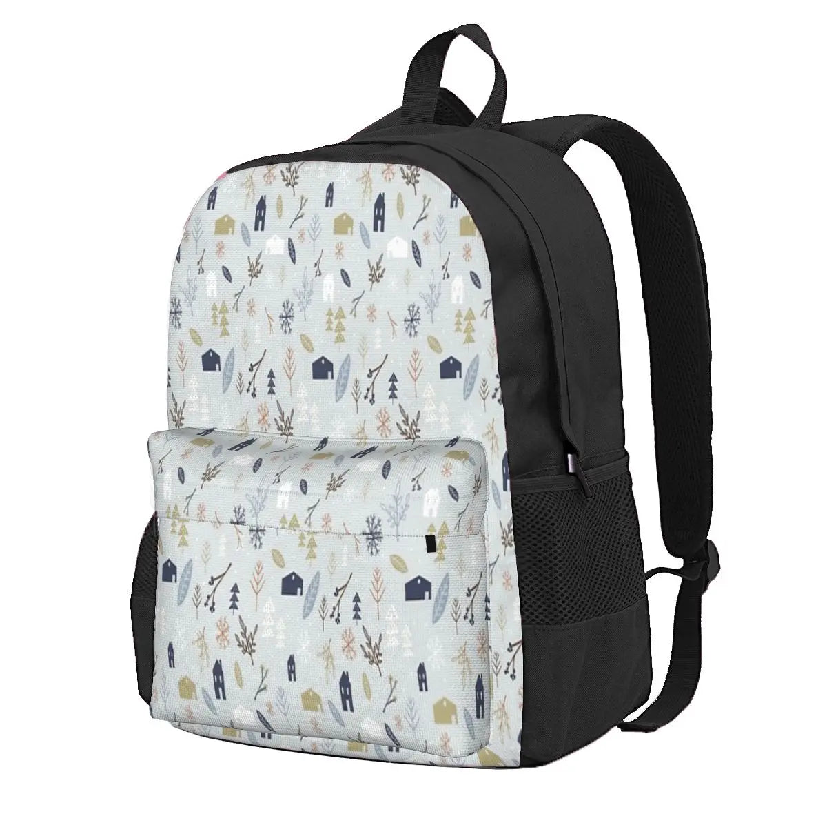 Winter Village Backpacks Men's Backpacks Bags For Women