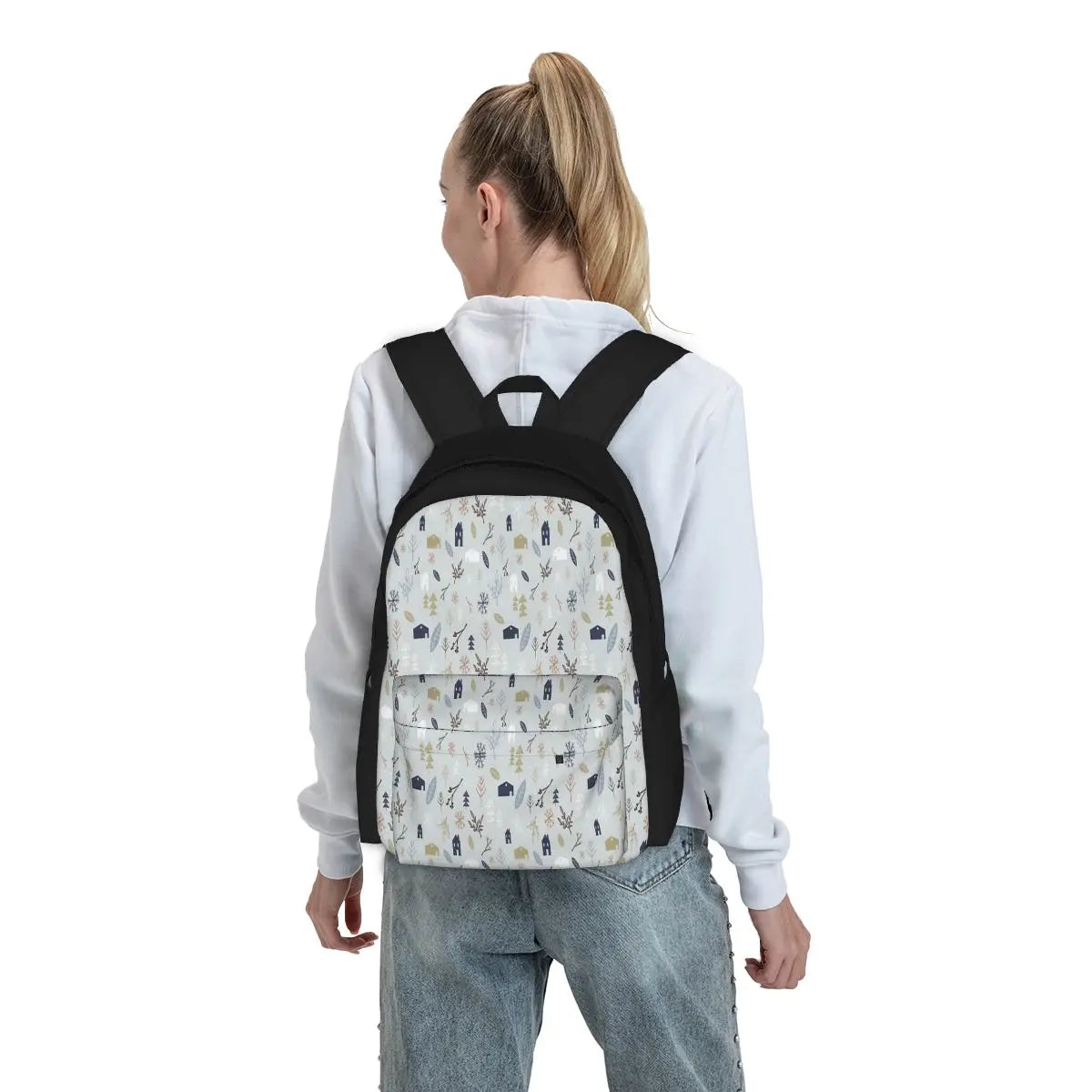 Winter Village Backpacks Men's Backpacks Bags For Women