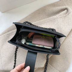 Winter Women Diamond Lattice Shoulder Crossbody Bag