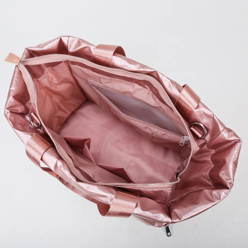 Winter Women Large Capacity Waterproof Nylon Bag Female Space