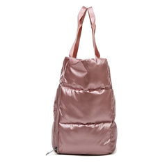 Winter Women Large Capacity Waterproof Nylon Bag Female Space