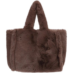 Winter Women Shoulder Fur Bag Handbag Tote Large Capacity