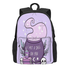 Purple Witch Cauldron Nikury Backpack for Travel