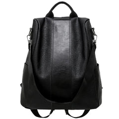 Anti-theft Backpack Casual Leather Large Capacity Dual-use Bag