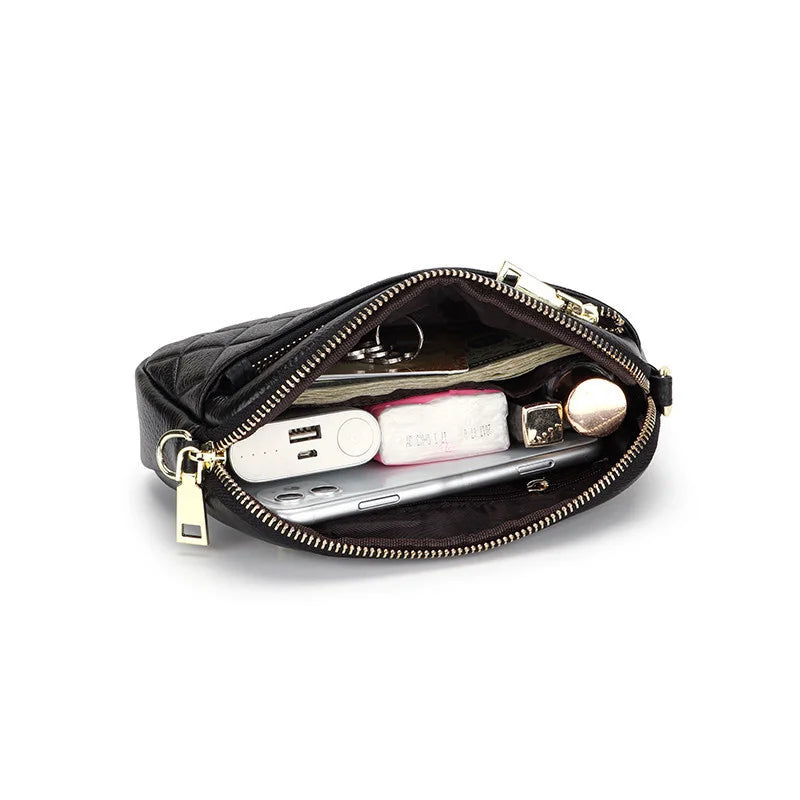 Woman Bag Leather Handbag Casual Chain Shoulder Messenger Bag
