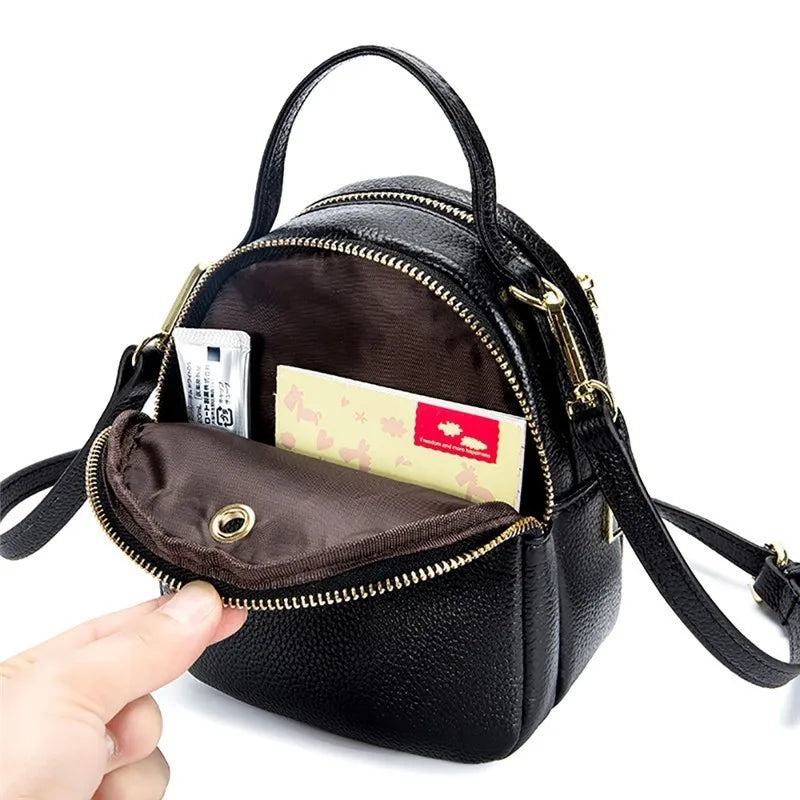Leather Shoulder Bag for Women Small Crossbody Phone Bag