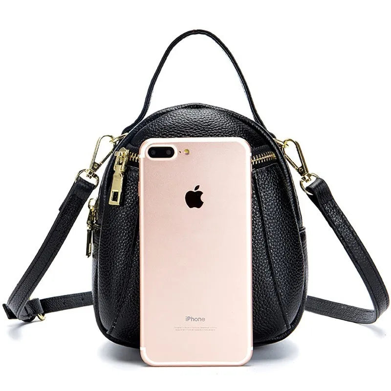 Leather Shoulder Bag for Women Small Crossbody Phone Bag
