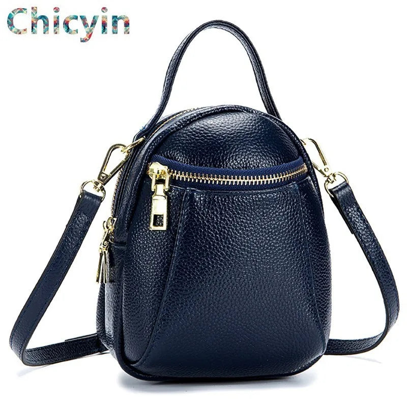 Leather Shoulder Bag for Women Small Crossbody Phone Bag