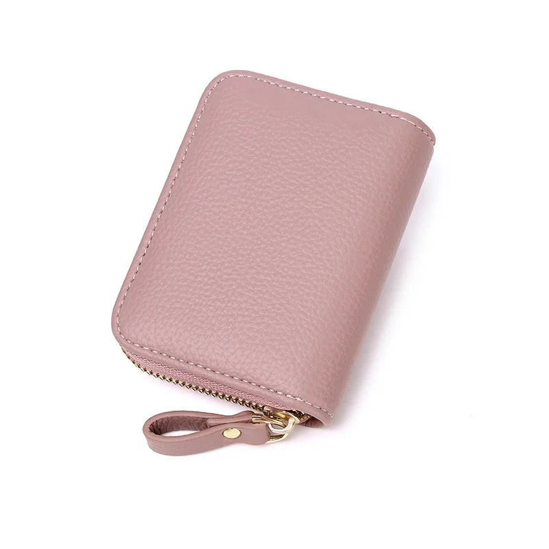 RFID Anti-theft Short Wallet Small Zipper Card Bag