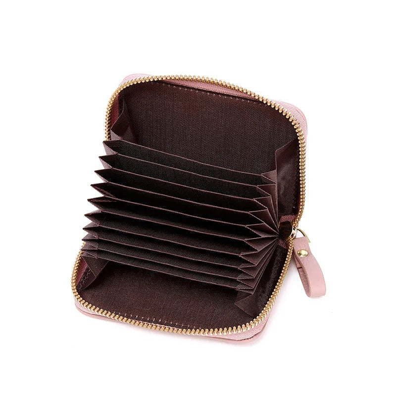 RFID Anti-theft Short Wallet Small Zipper Card Bag
