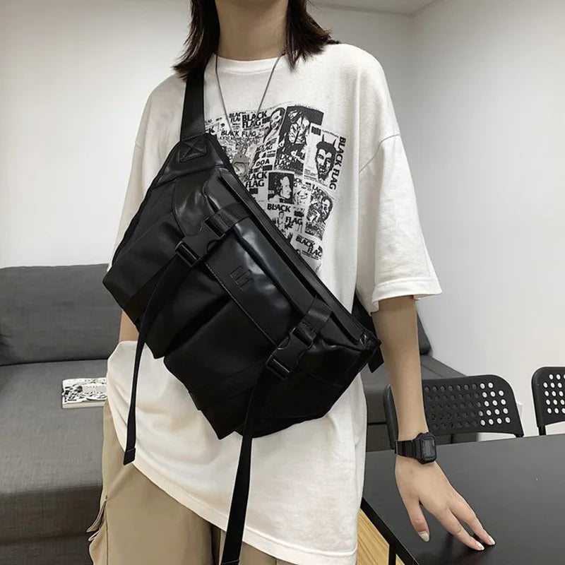 Large Capacity Unisex Fanny Pack Street Wear Crossbody Bag
