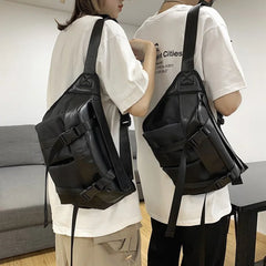Large Capacity Unisex Fanny Pack Street Wear Crossbody Bag