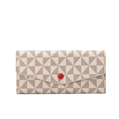 Vintage Leather Wallet Long Purse for Women