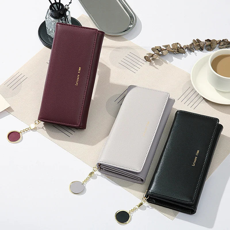 Woman Wallet Pu Leather Clutch Money Phone Bag Long Women's Wallet