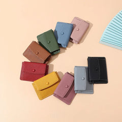 Women Wallet Pu Leather Purse Ladies Card Bag Clutch Female Money Clip Wallet