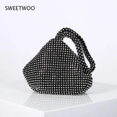 Diamonds Mini Handbag Evening Clutch Bag Purse Euro-America Style