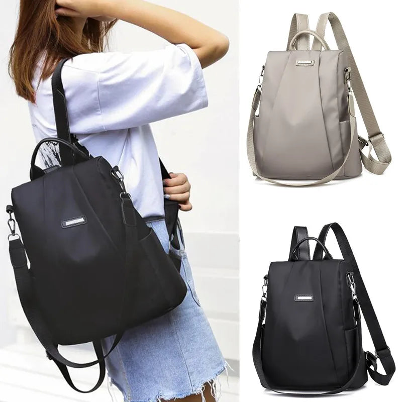 Women Anti-theft Backpack Waterproof Large Capacity Casual Mochila