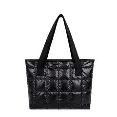 Women Autumn Winter Totes Large Capacity Handbag Soft Shoulder Bags Purse