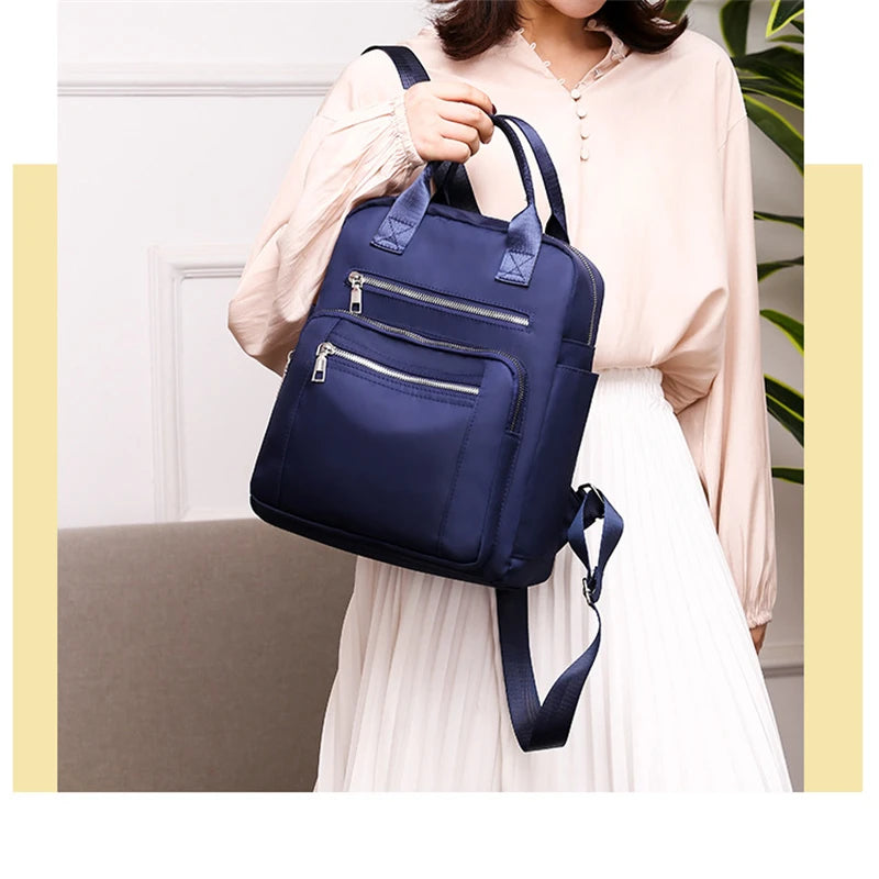 Waterproof Women's Backpack Travel Rucksack Purse