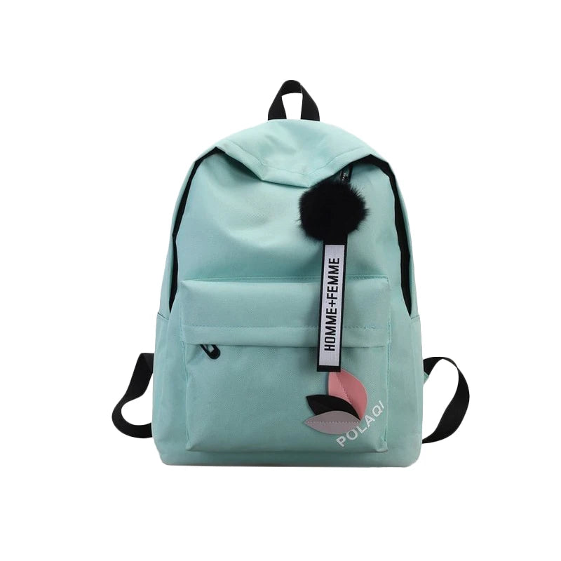 Canvas Schoolbag for Middle School Students
