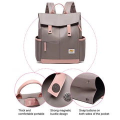 Women Backpack Adjustable Straps Large Capacity Oxford Cloth Rucksack