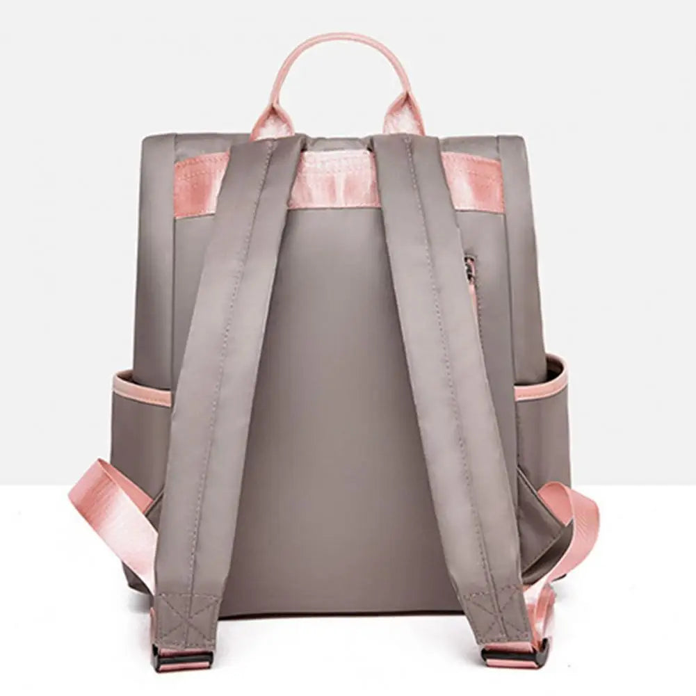 Women Backpack Adjustable Straps Large Capacity Oxford Cloth Rucksack