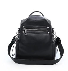 Women Backpack Shoulder Bag Casual PU Leather Small