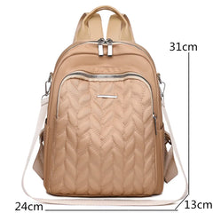 Anti-theft Oxford Cloth Backpack Large Capacity School Book Bag