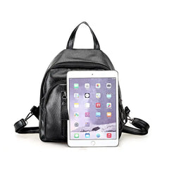Women Backpack PU Leather Travel Shoulder Bag Girl Multifunctional Small School